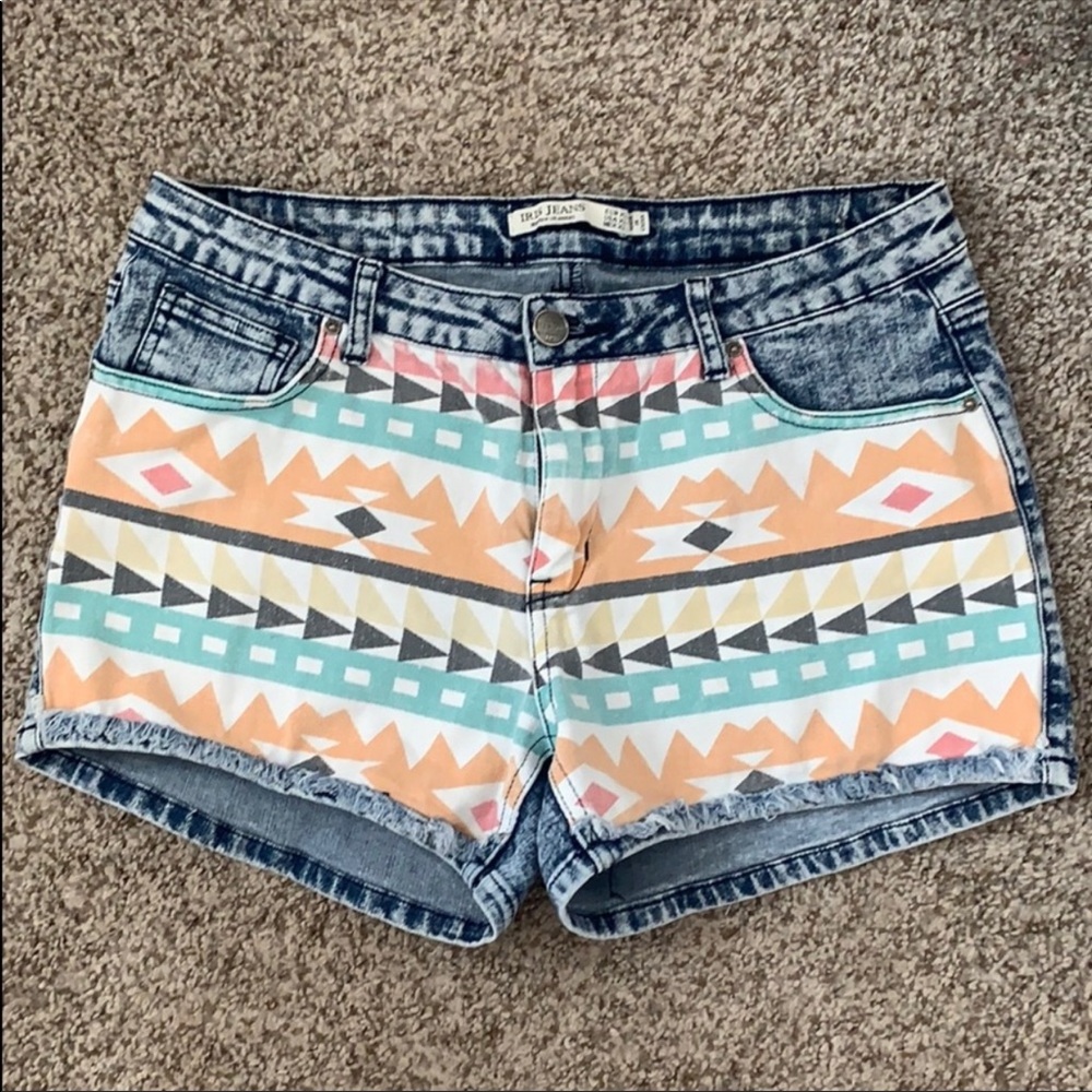 Denim shorts